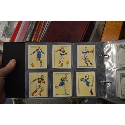 739 - Four albums of cigarette cards.