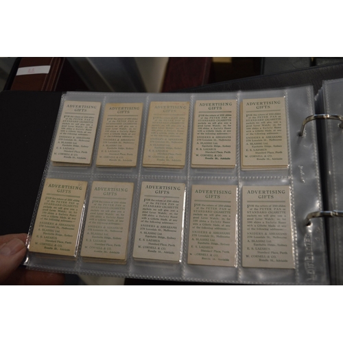 741 - Four albums of cigarette cards.