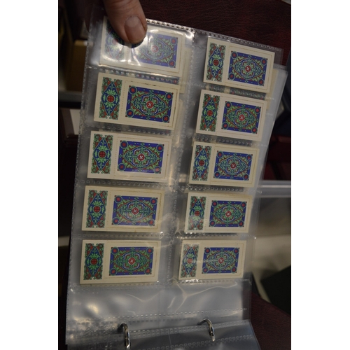 741 - Four albums of cigarette cards.