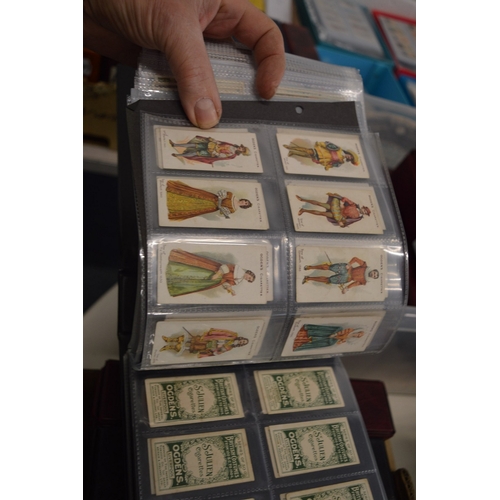 741 - Four albums of cigarette cards.