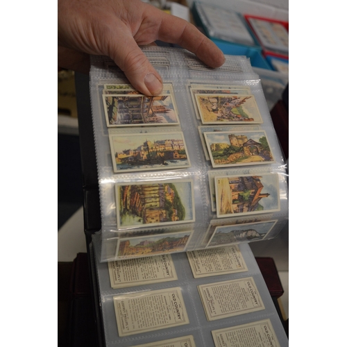 741 - Four albums of cigarette cards.