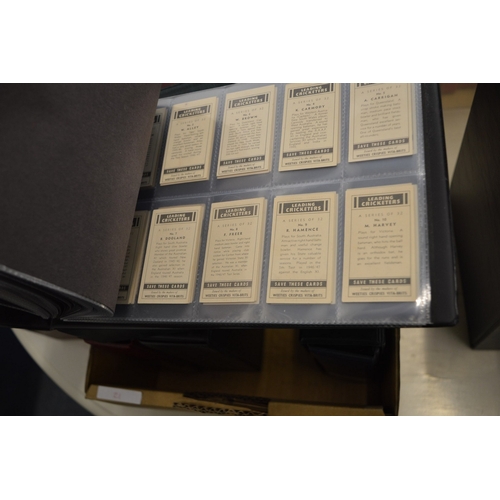 741 - Four albums of cigarette cards.