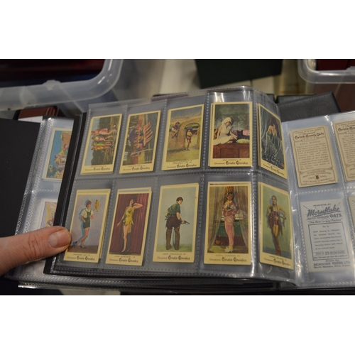 741 - Four albums of cigarette cards.