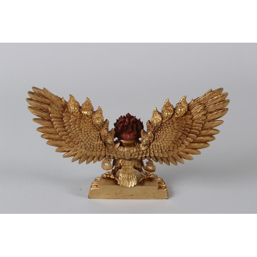1 - A TIBETAN WINGED GARUDA BIRD GOD TANTRA BUDDHA.  12cms high.
