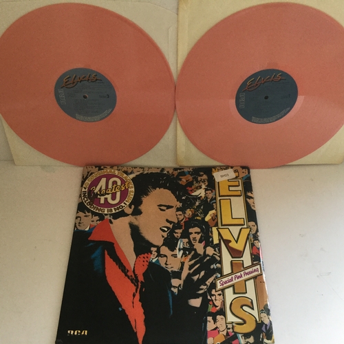 33 - ELvis Presley 2 x LP Vinyl Records. This was a limited edition,  Elvis 40 Original Tracks  released ... 