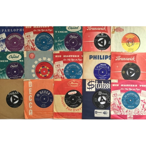 57 - Rock ‘n’ Roll / Teenbeat 7” Vinyl 45rpm Singles. A great mix of music here from artists to include -... 