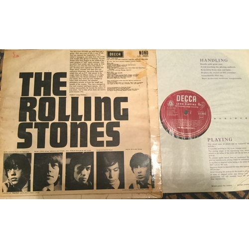 28 - ROLLING STONES 33rpm Vinyl LP Record. Here we have the rare Unboxed Mono Decca LK 4605 from 1964. Ma... 