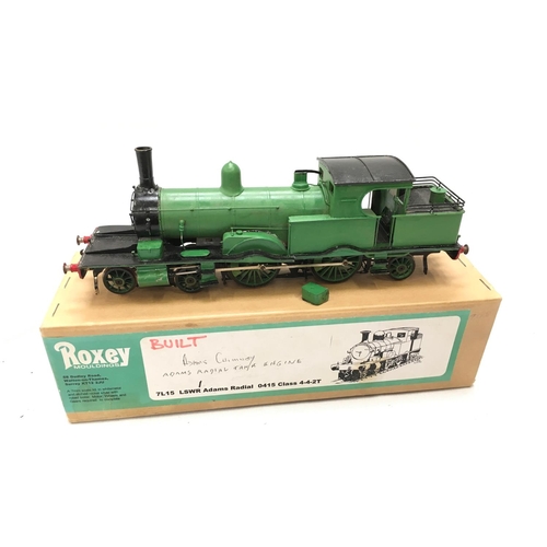 198 - Roxey Mouldings kit-built 7L15 LSWR Adams Radial 0415 Class 4-4-2 Tank Locomotive. Appears F, motor ... 