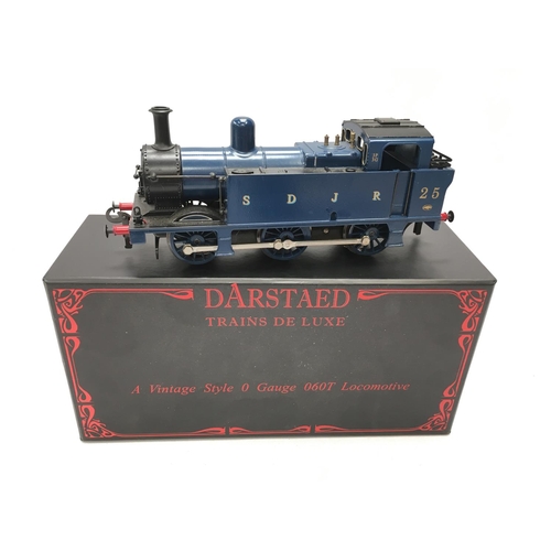 197 - Darstaed SDJR / LMS 0-6-0 'Jinty' Tank Locomotive No.25 in blue livery, 3-rail electric. Appears VG-... 