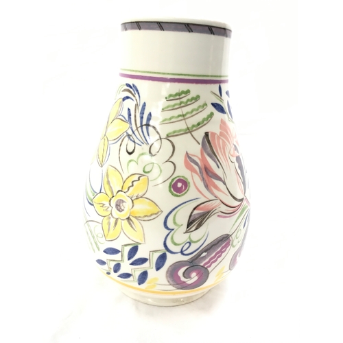 96 - Poole Pottery shape 337 KH pattern vase 10