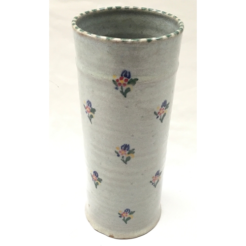 169 - Poole Pottery Carter Stabler Adams large transitional cylindrical vase 10