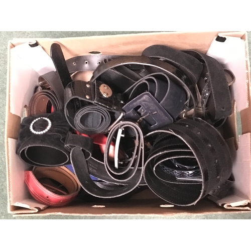 1012 - A collection of belts.