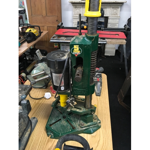 203 - A Record Power bench drill.