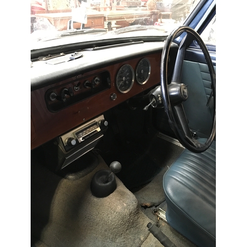 22 - Triumph Herald 13/60 convertible  reg RKO292G have v5 date reg 29/4/69 old receipts and misc paperwo... 