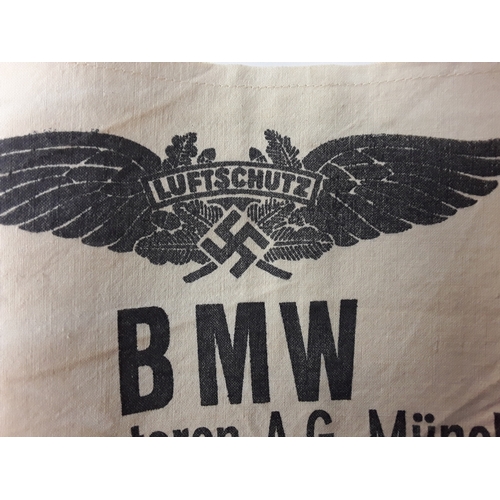 227 - WW2 German Nazi unusual armband BMW.