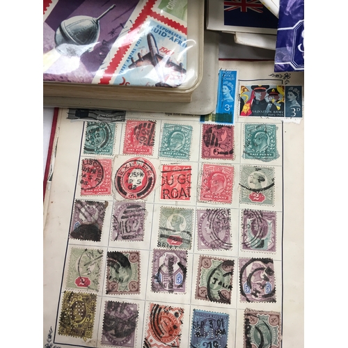 197 - Collection of G.B and other World Stamps to include Penny Red.