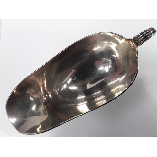 146 - Silver hallmarked sauce boat.