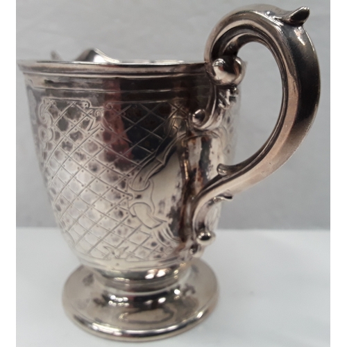 148 - Silver hallmarked cream jug.