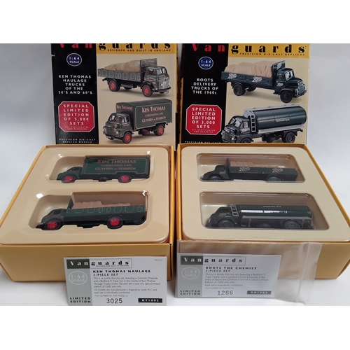 518 - Boxed mixed diecast to include Vanguards KT 1002 Ken Thomas Haulage Trucks of the 50’s & 60’s, BO100... 