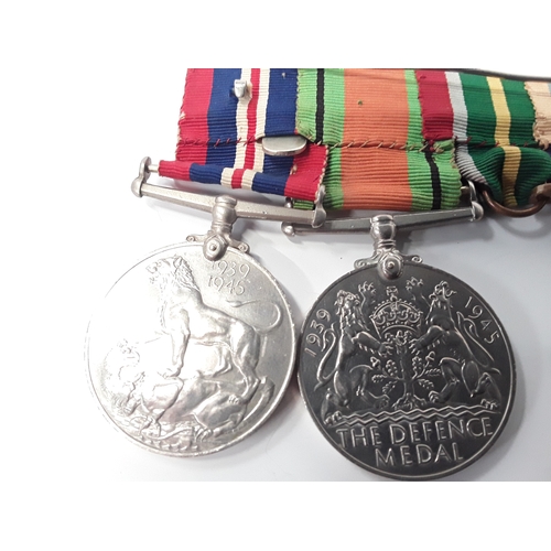 99 - 6 x WW2 Royal Naval Campaign medals and miniatures, one with a bar, to include Atlantic Star and Pac... 