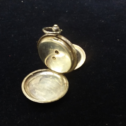 2159 - A silver pocket watch. (ref.284)