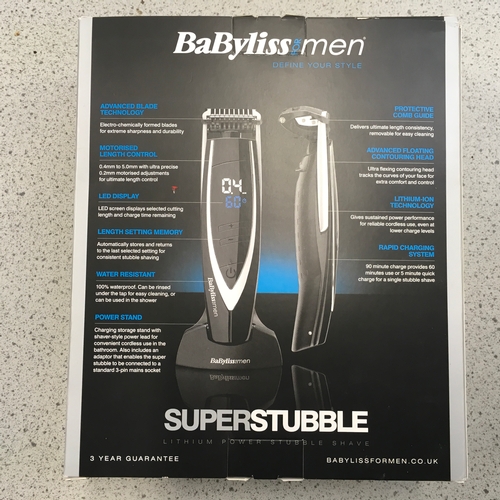 2119 - A BaByliss super stubble shaver, boxed as new (ref:42).