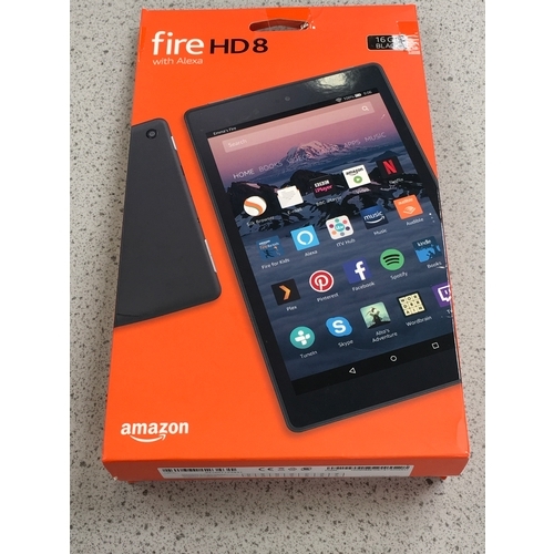 2210 - An Amazon fire HD8, 16GB, tablet (ref:175).