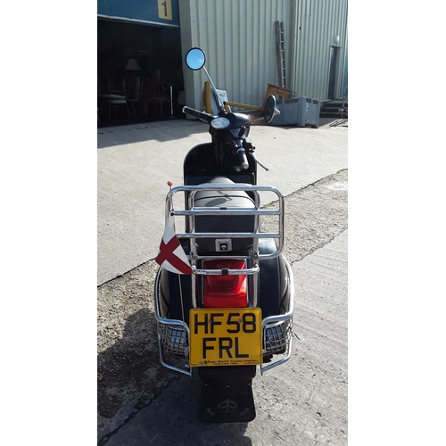 2153 - A Vespa PX125 scooter. One of the last off the line. 4253km on the clock. Recently had MOT. Paperwor... 