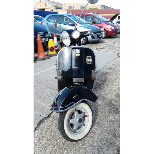 2153 - A Vespa PX125 scooter. One of the last off the line. 4253km on the clock. Recently had MOT. Paperwor... 