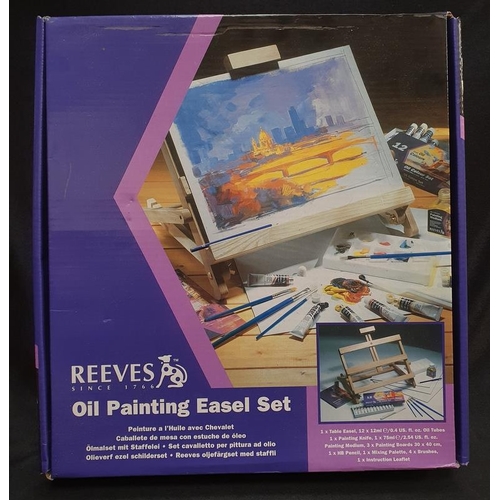 2011 - A Reeves Oil Painting Easel Set in original box.