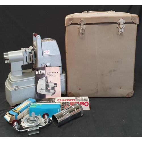 1067 - A vintage Kershaw model 250 Filmstrip and Slide Projector in case.