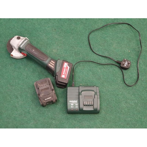 64 - Metabo Cordless Angle Grinder (REF 104).