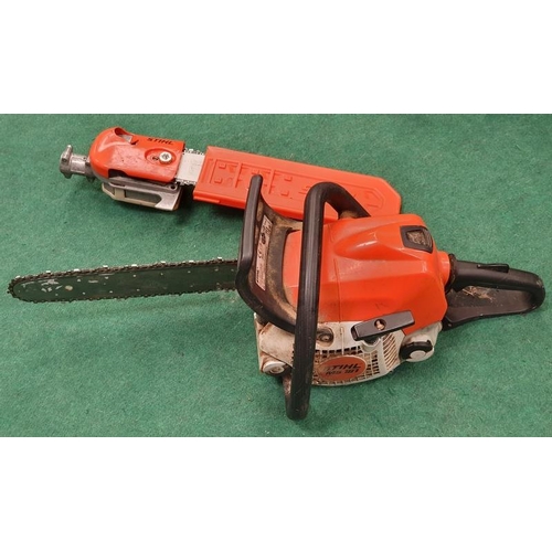 81 - A Stihl MS 181 Chainsaw together with a Stihl Chainsaw Blade (REF 30, 33).