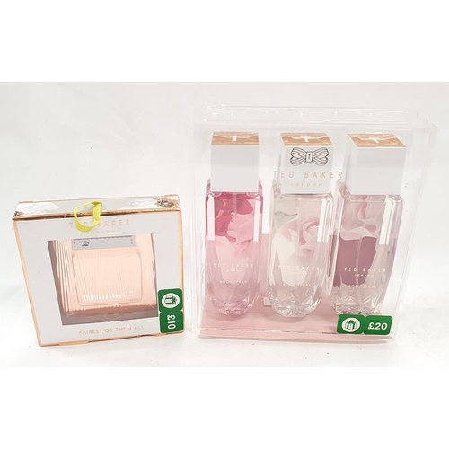 231 - Ted Baker body spray gift set and compact mirror (Ref 51/52).