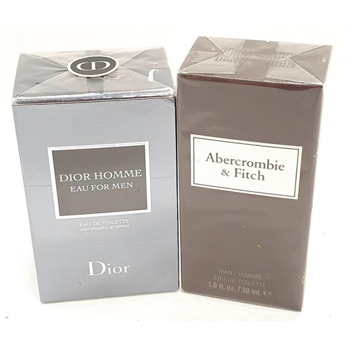 288 - Dior Homme eau for Men 50ml and Abercrombie & Fitch Man 30ml (Ref 56).