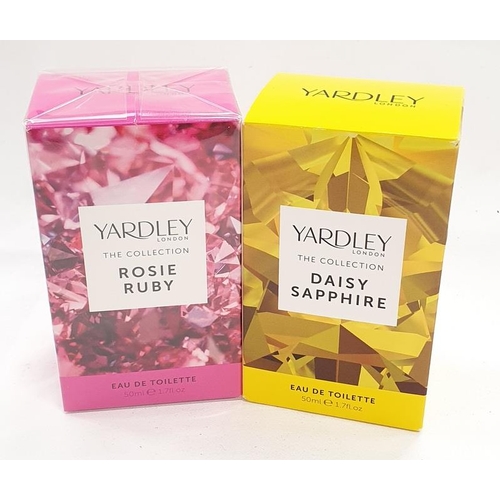 291 - Two Yardley 50ml eau de toilette - Rosie Ruby and Daisy Sapphire (Ref 56).