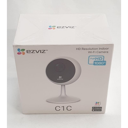 376 - A boxed Ezviz C1C HD Resolution indoor Wi-Fi Camera (REF 128).