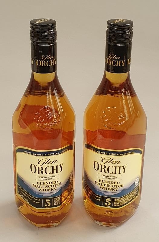 Bottles of Glen Orchy 5Y Blended Malt Scotch Whisky70cl.