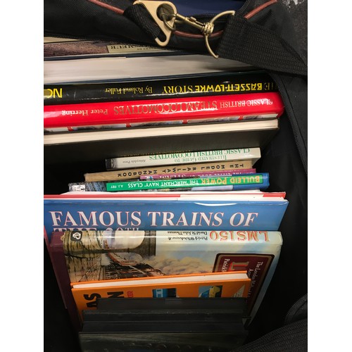 289 - Bag of model railway books and photo albums.