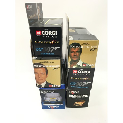 432 - Corgi James Bond Collection to include 30th Anniversary of Goldfinger Aston Martin DB5, CC04101 Stro... 