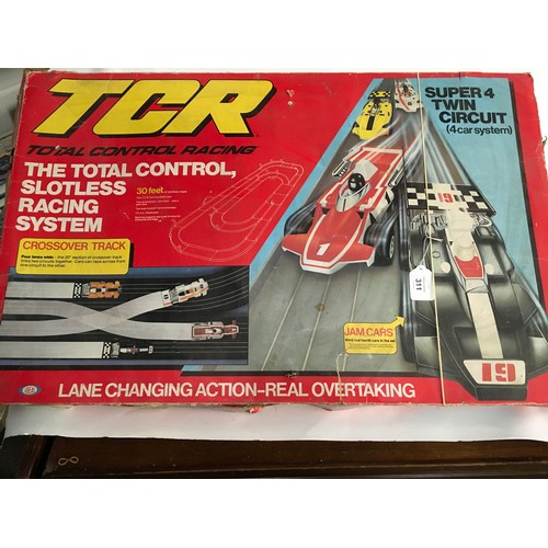 TCR (Total Control Racing) Super 4 Twin Circuit set. Seems