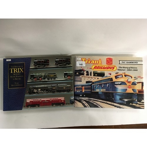 140 - NCP Triang Railways The Story of Rovex Vol 1 1950-1965 and The History of Trix Trains.