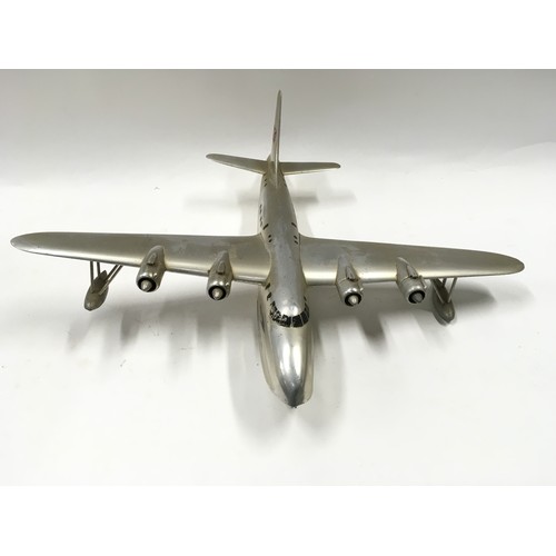 304 - Metal Boac seaplane display model.