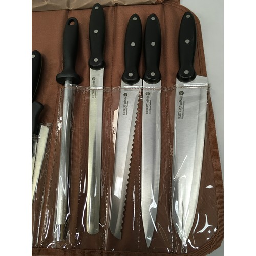 42 - A 9 piece knife set (ref 65)