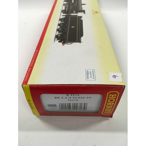 187 - Hornby OO R2713 Class T9 Greyhound 4-4-0 30310 in 1958 early emblem BR lined Black. DCC Ready. Excel... 