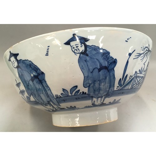 273 - Blue & White Chinese bowl possibly from the Qing period 11.5