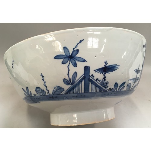 273 - Blue & White Chinese bowl possibly from the Qing period 11.5