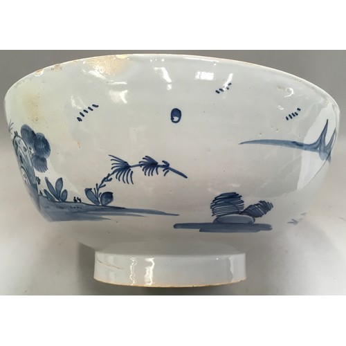 273 - Blue & White Chinese bowl possibly from the Qing period 11.5