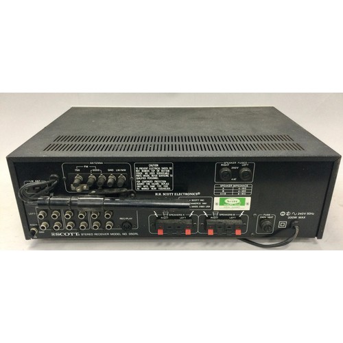 265 - SCOTT AMPLIFIER. Model number 350RL. Power output: 40 watts per channel into 8Ω (stereo) from 1989 a... 