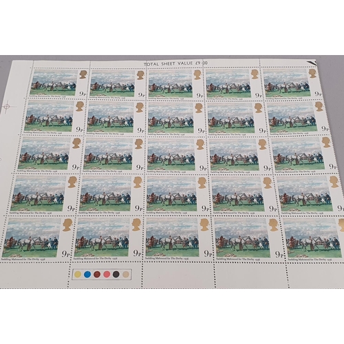 247 - Sheet of loose stamps - GB unfranked.